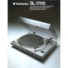 Platine vinyle Technics SL-1700 + Cellule Technics EPC-205C-II L + diamant EPS-205EX