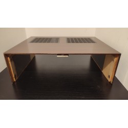 Capot pour amplificateur Sansui AU-D9 / AU-707F – Plaquage refait en bois de palissandre