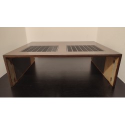 Capot pour amplificateur Sansui AU-D9 / AU-707F – Plaquage refait en bois de palissandre
