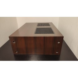 Capot pour amplificateur Sansui AU-D9 / AU-707F – Plaquage refait en bois de palissandre