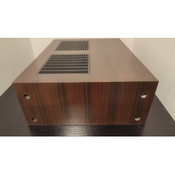 Capot pour amplificateur Sansui AU-D9 / AU-707F – Plaquage refait en bois de palissandre