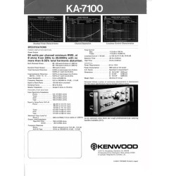 KENWOOD KA-7100 - Amplificateur hi-fi  vintage