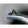 Technics EPS-270 C elliptical stylus seen under a microscope